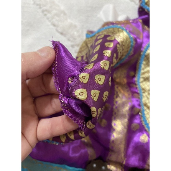 DISNEY PRINCESS JASMIN ALADDIN COSTUME PURPLE SIZE SMALL 4-6X - Read!! - Picture 4 of 6